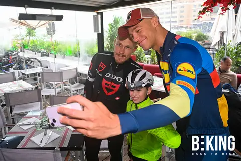 Meeting fans and signing autographs, BEKING Monaco 2024