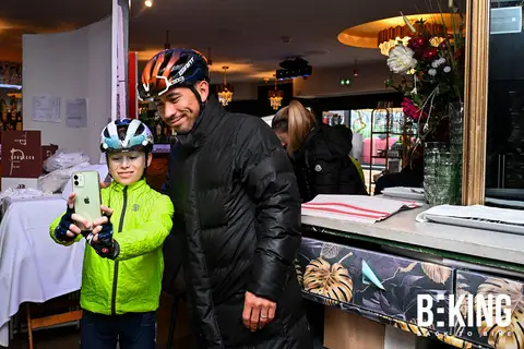 Meeting fans and signing autographs, BEKING Monaco 2024