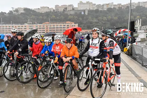 Children riding in the Kids Area, BEKING Monaco 2024